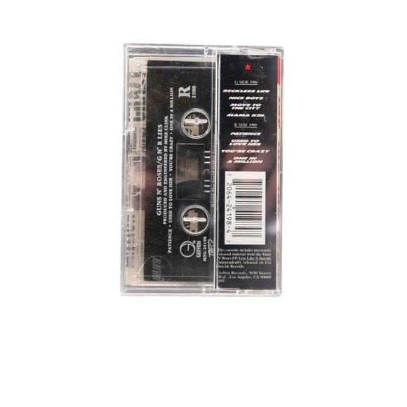 Guns n Roses G N R Lies Audio Cassette M5G 24198 Untested Vintage - Picture 2 of 4